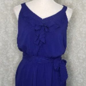 White House Black Market Royal Blue Dress - Size M